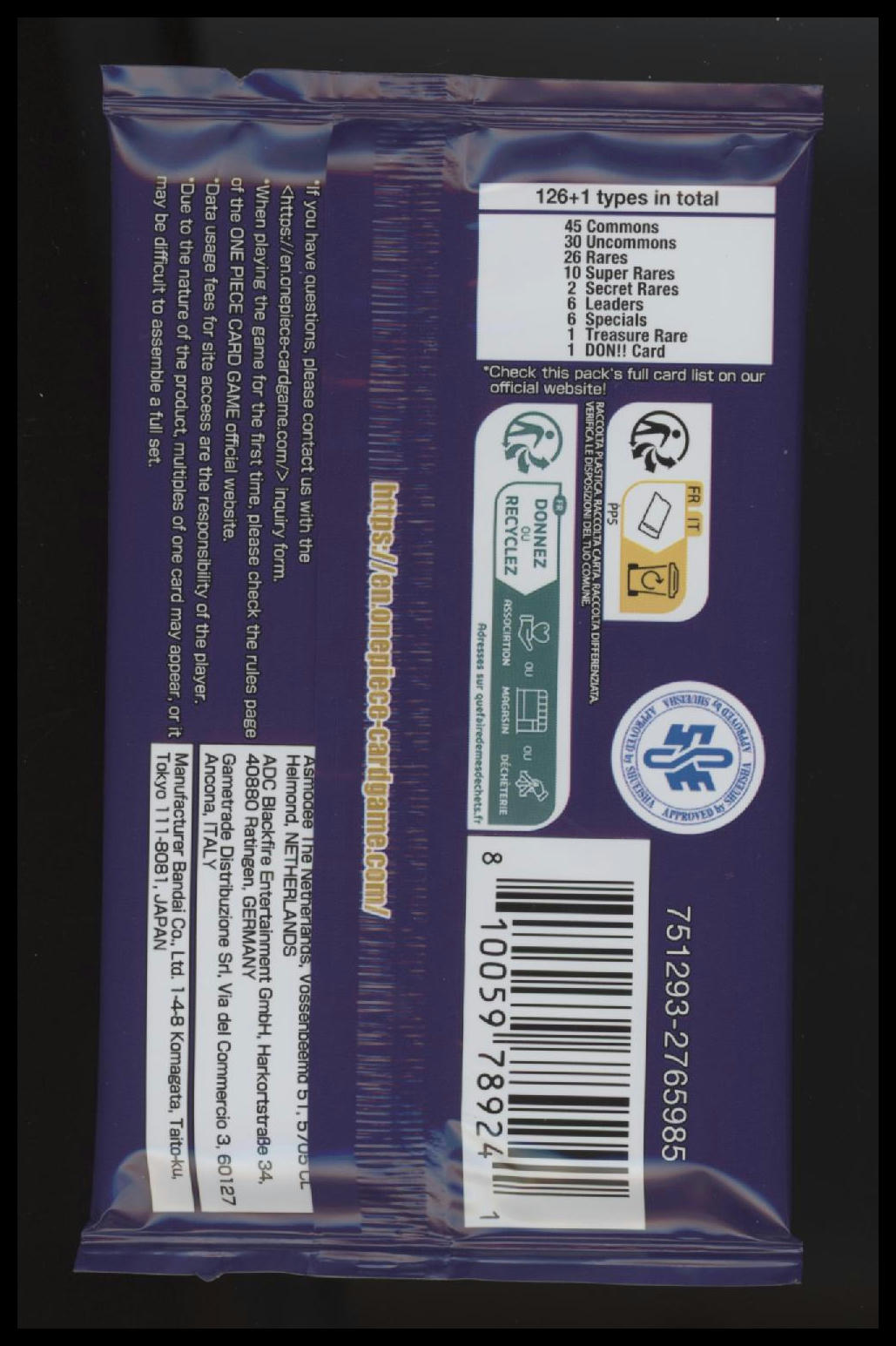 One Piece: Royal Blood (OP10) Booster Pack