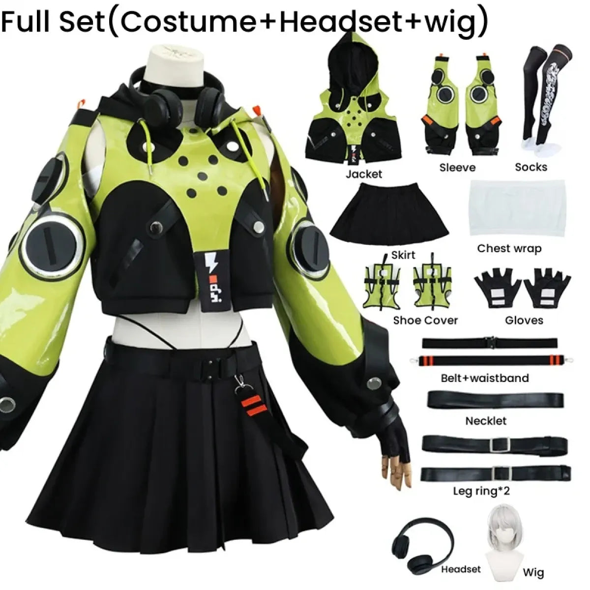 Anby Demara Cosplay Costume – Zenless Zone Zero Outfit with Props