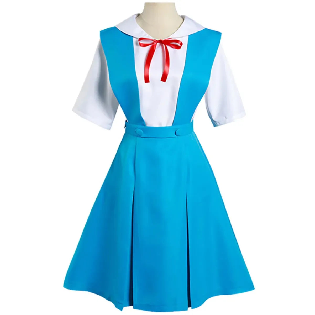 Rei Ayanami & Asuka Langley Soryu Cosplay Costume - School Uniform Dresses