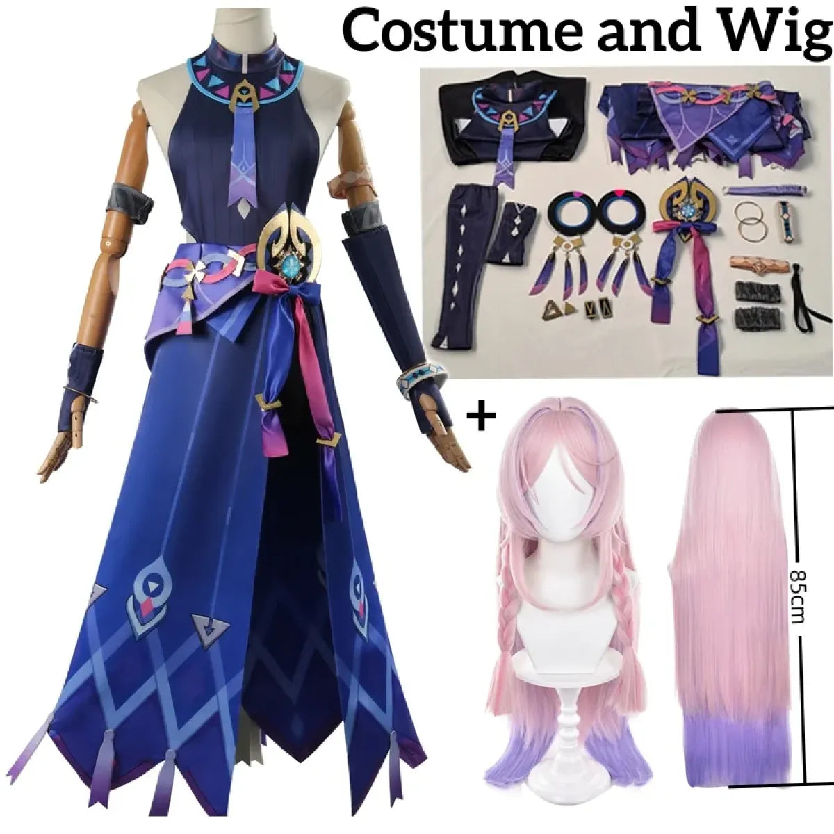 Genshin Citlali Cosplay Dress – Elegant Fantasy Outfit Set