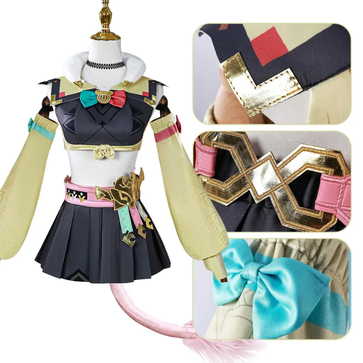 Genshin Varesa Cosplay Set – Kawaii Fantasy Uniform Costume