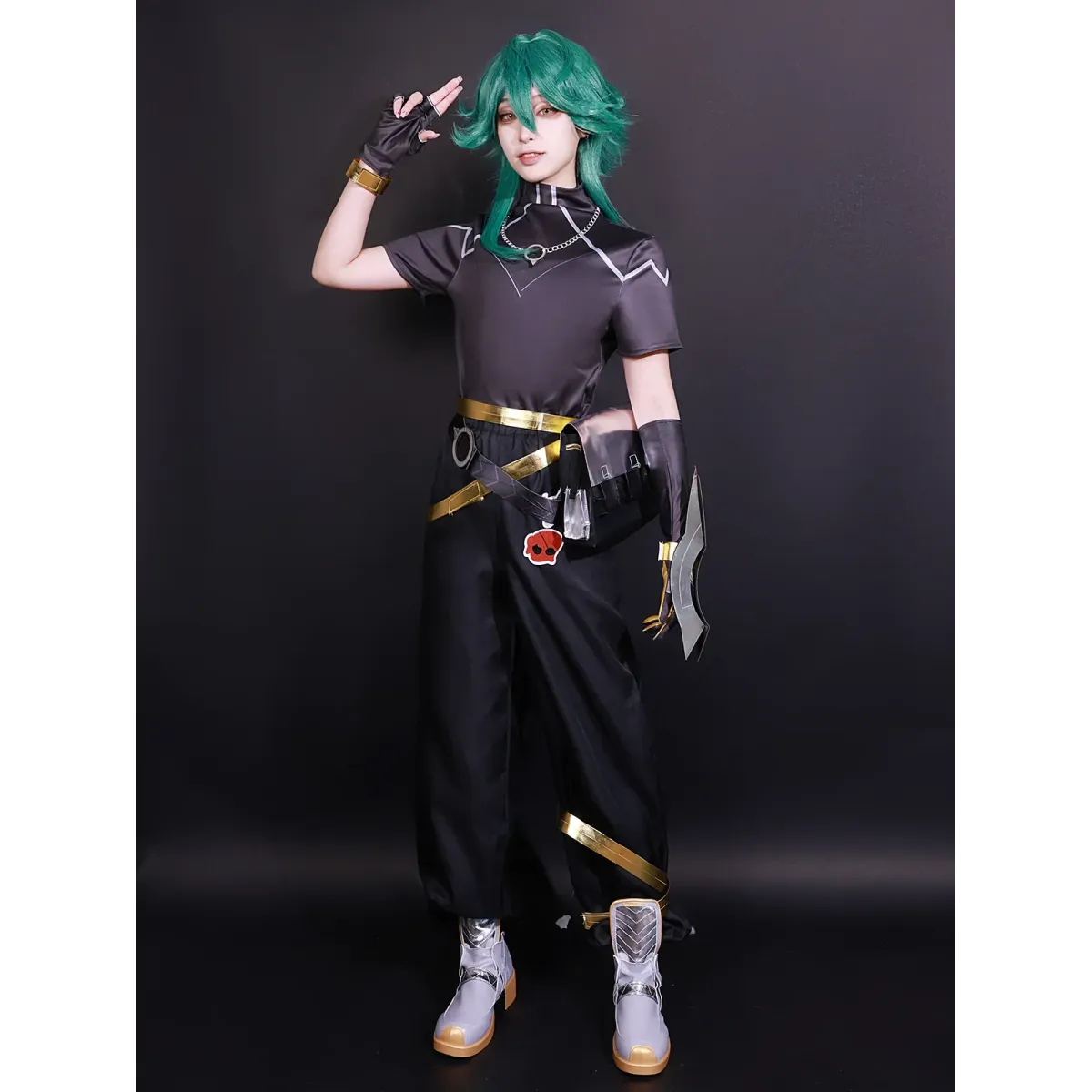 Ezreal Cosplay Costume – League of Legends Outfit with Wig & Props