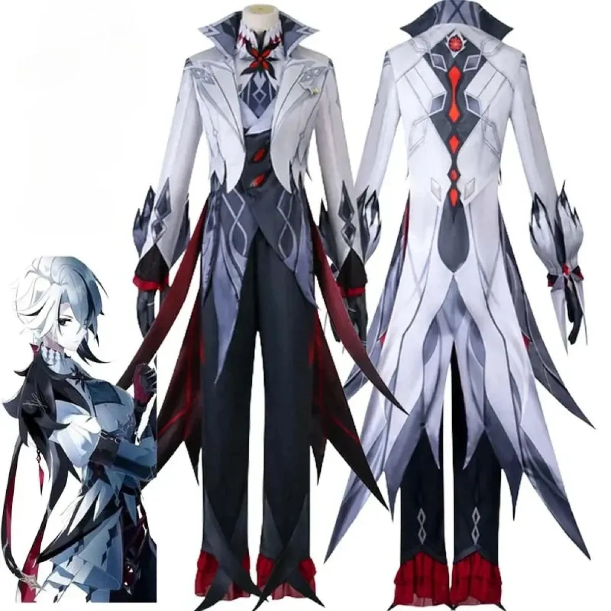 Arlecchino The Knave Cosplay – Genshin Impact Fatui Harbinger