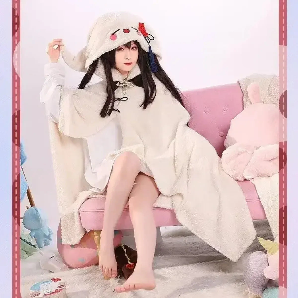 Genshin Impact Venti Blanket Cloak - Kaeya, Zhongli Hooded Cape