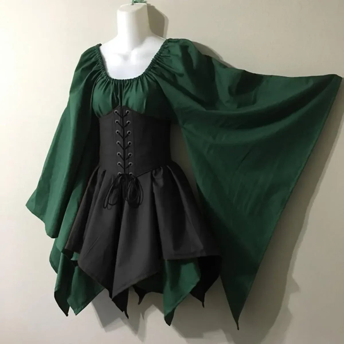 Gothic Elf Corset Dress – Medieval Fairy Lolita Cosplay