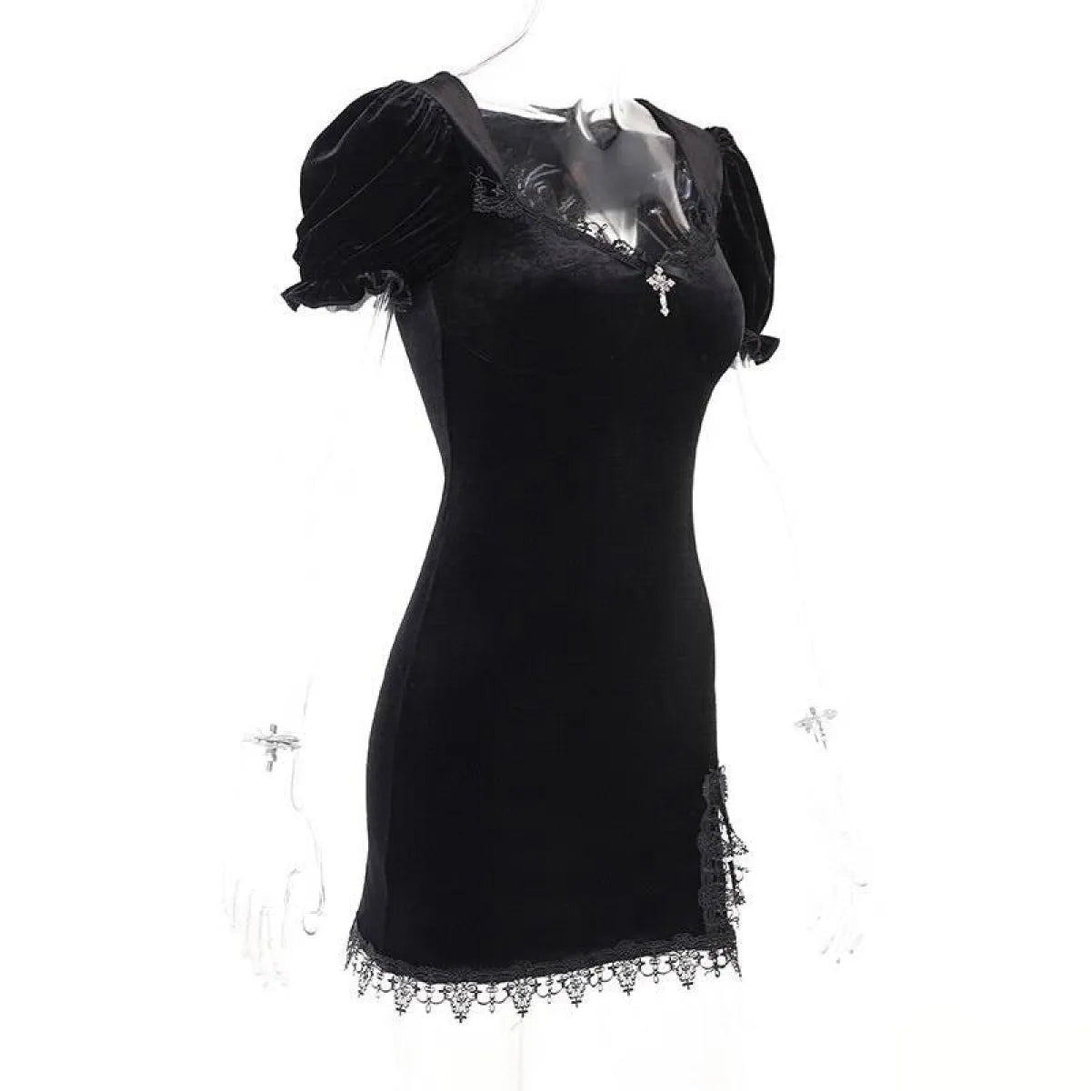 Gothic Velvet Dress
