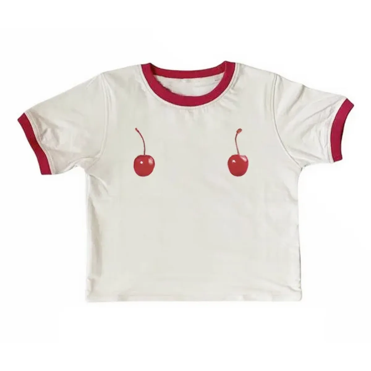 Harajuku Cherry Tee - Sleeveless Streetwear Crop