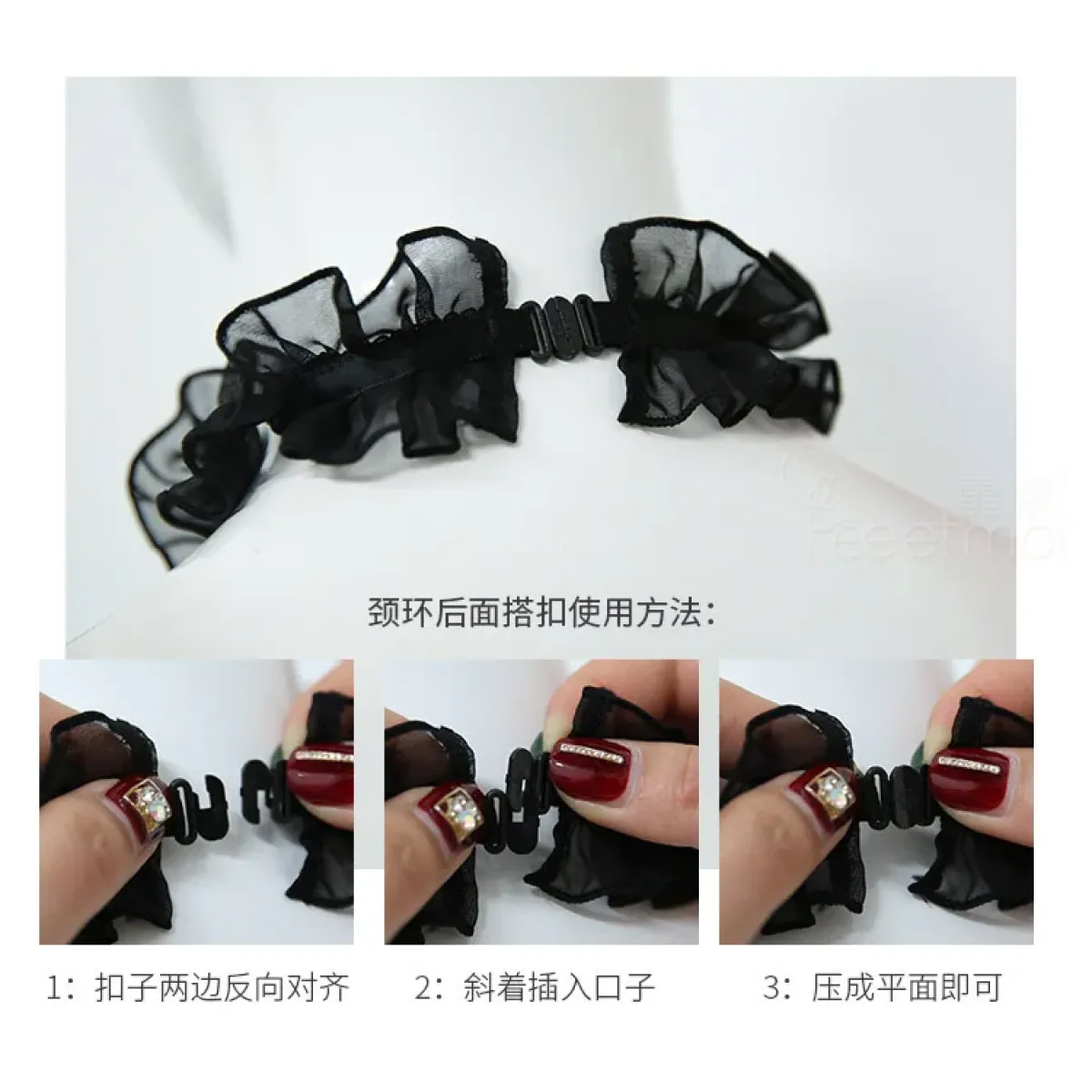 Sexy Lolita Heart Hollow-Out Lingerie Set