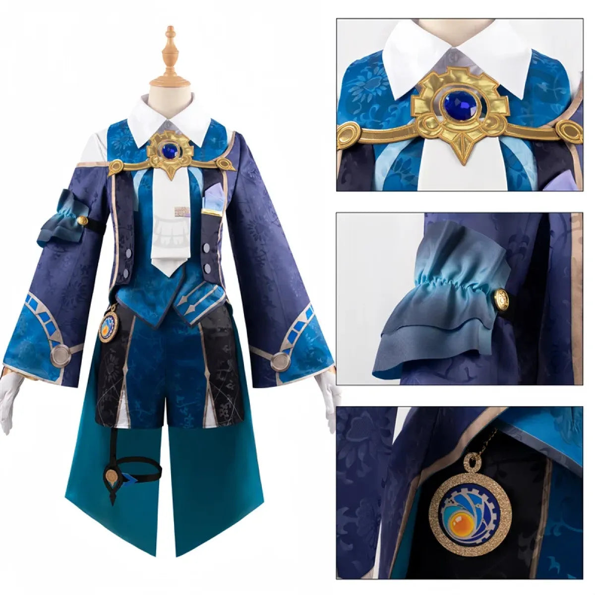Honkai Star Rail Misha Cosplay Costume – Full Set with Wig & Hat