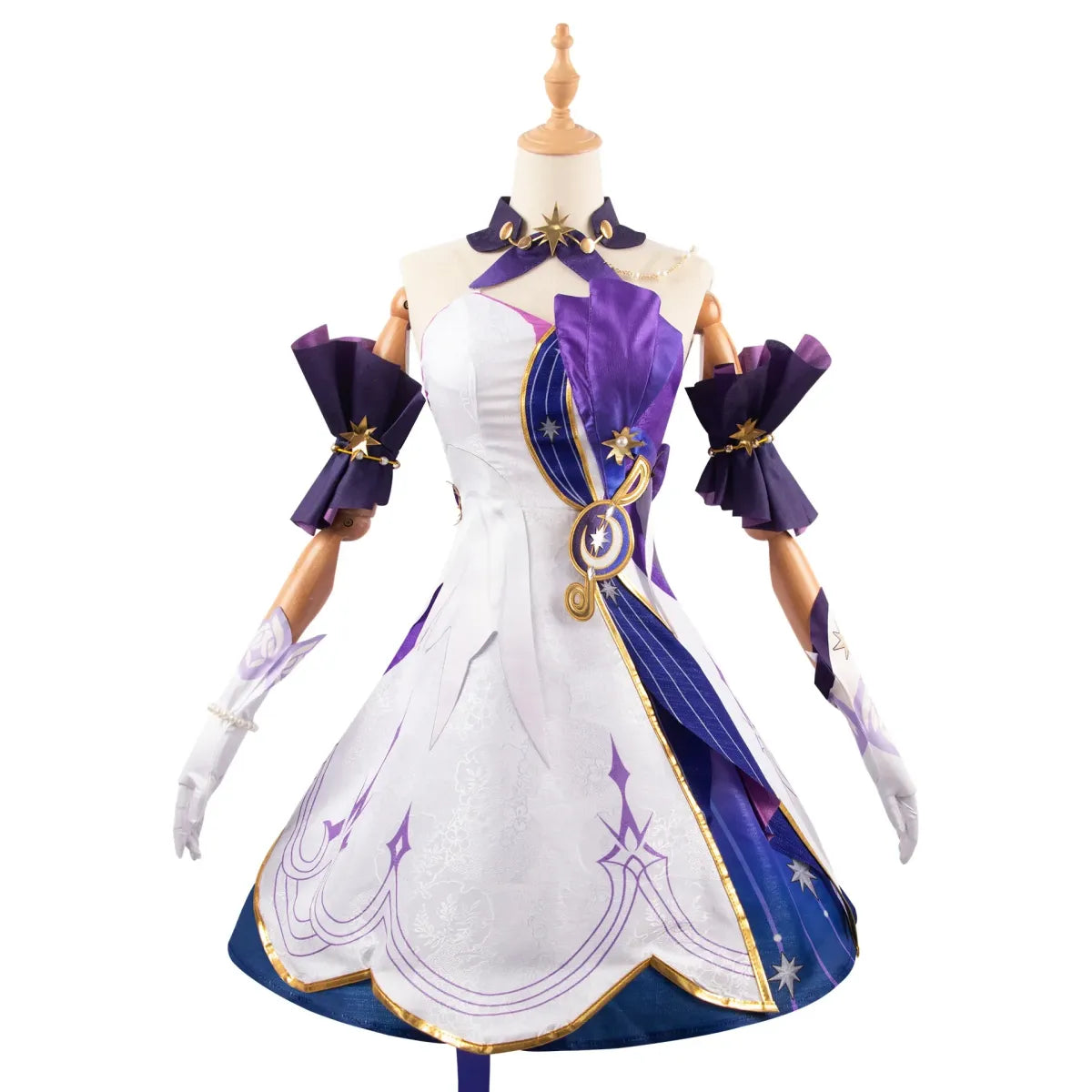 Honkai Star Rail Robin Cosplay Costume – Dress, Wig, Wings & Accessories
