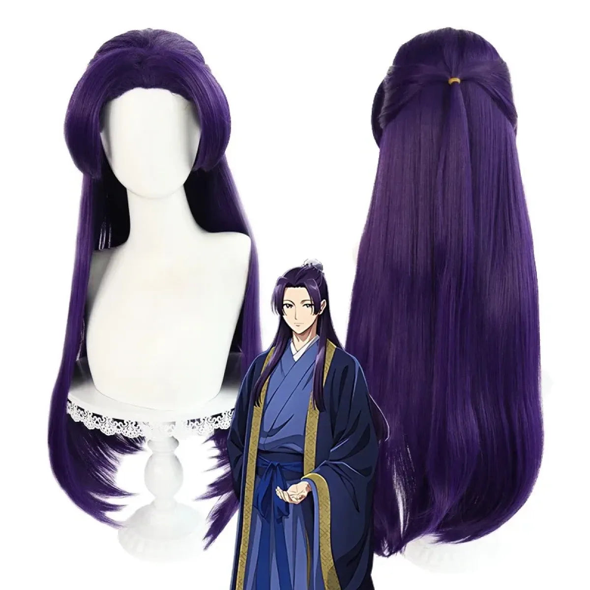 Jinshi Cosplay Costume – Kusuriya no Hitorigoto Outfit with Wig