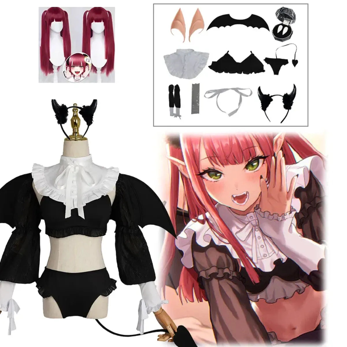 Rizu Kyun Kitagawa Marin Cosplay Costume - My Dress Up Darling Bikini Set