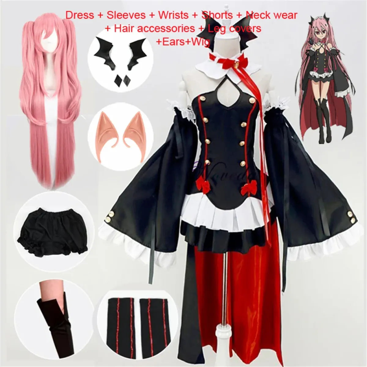 Krul Tepes Cosplay Costume