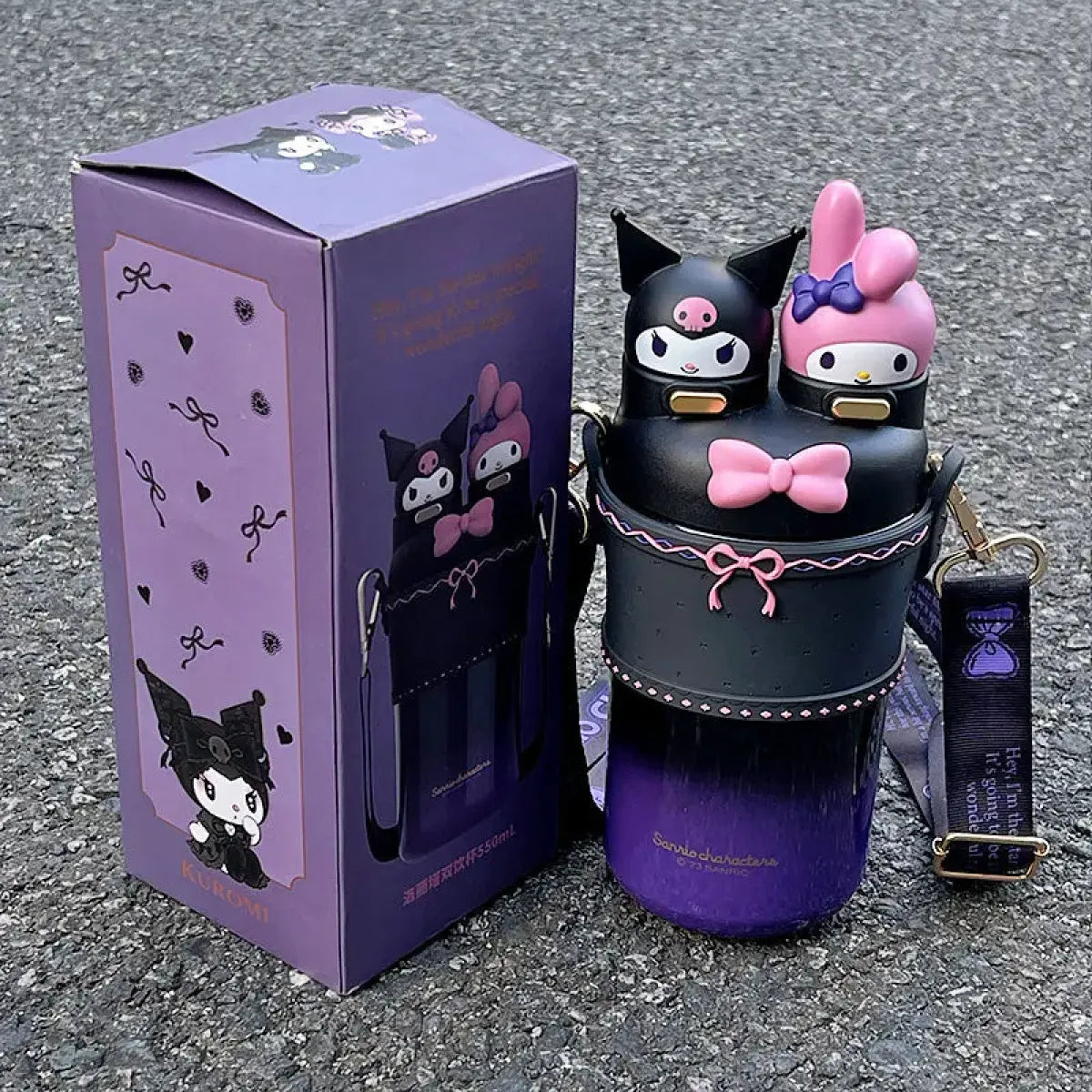 Kuromi Large Capacity Thermos Cup