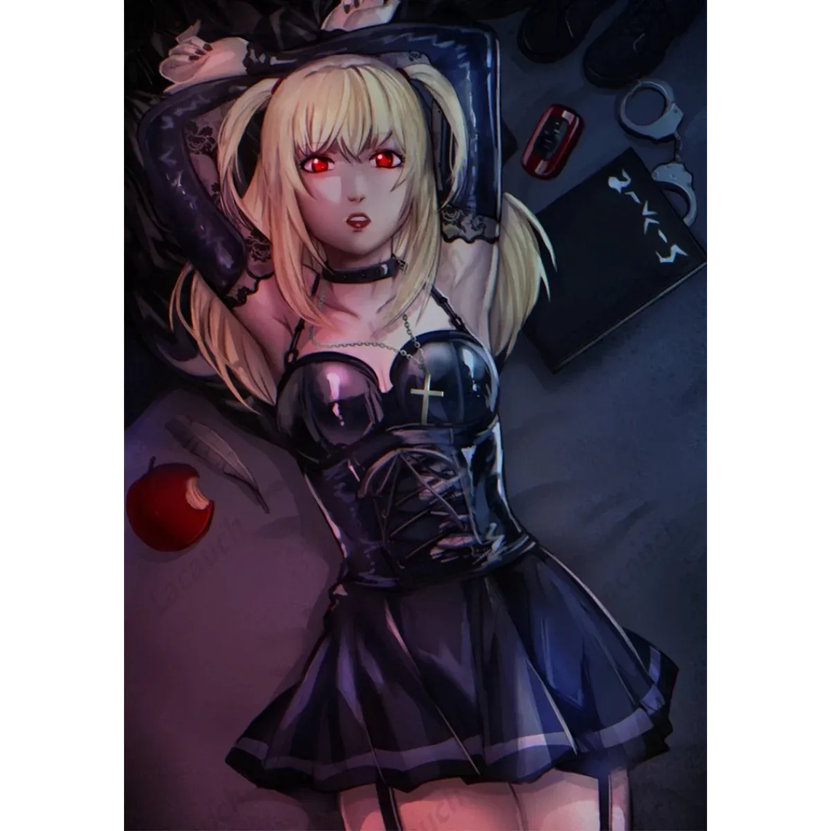 Misa Amane Gothic Cosplay Costume – Dress with Lace & Accessories