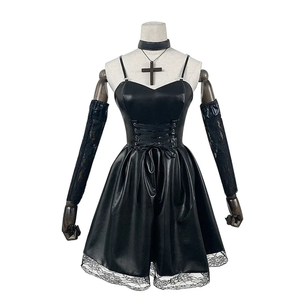 Misa Amane Gothic Cosplay Costume – Dress with Lace & Accessories