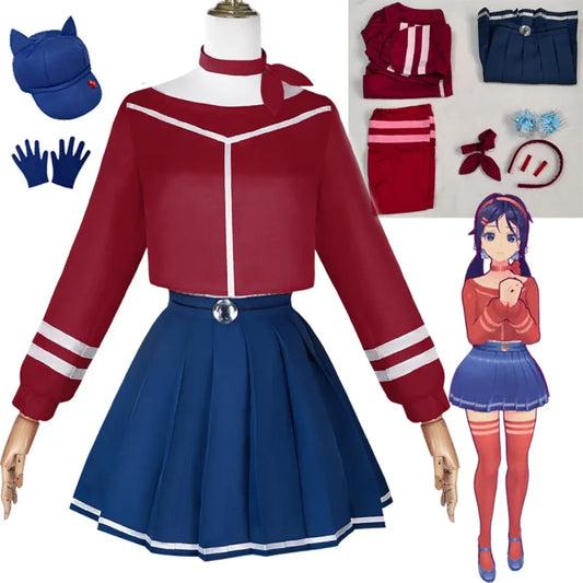 Mita Mira Cosplay School Uniform – MiSide Yandere JK Set for Girls & Women