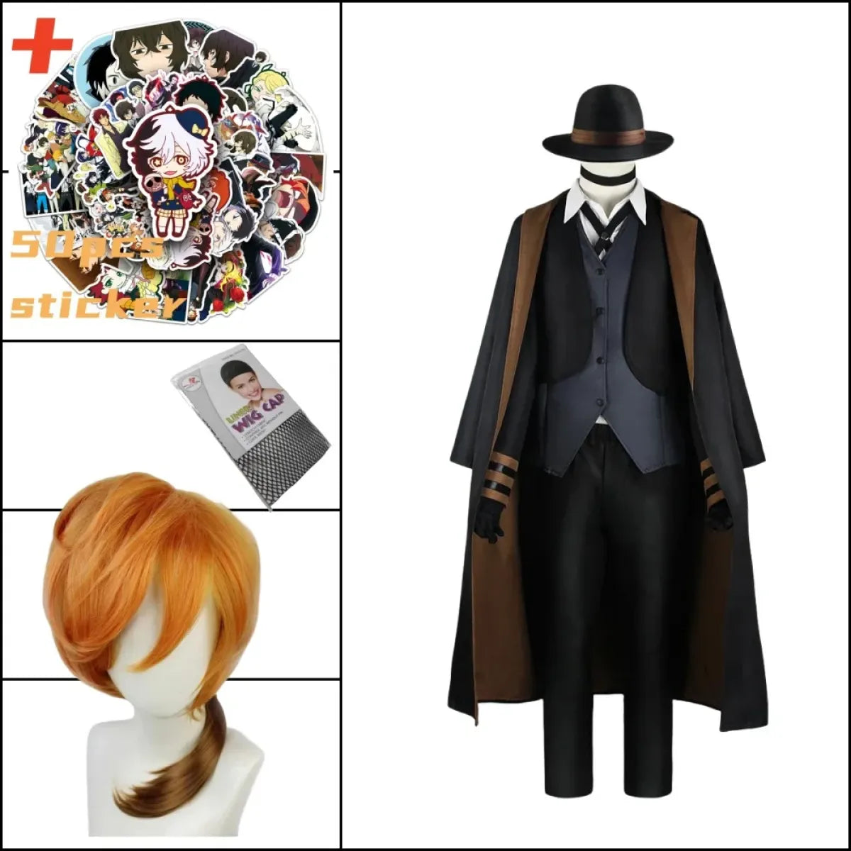 Bungo Stray Dogs Cosplay Nikolai Gogol Suit