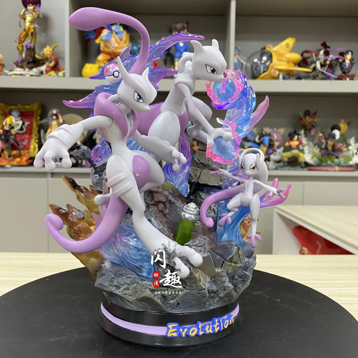 Pokemon Evolution Figures - Charizard, Eevee, Mewtwo, Gengar