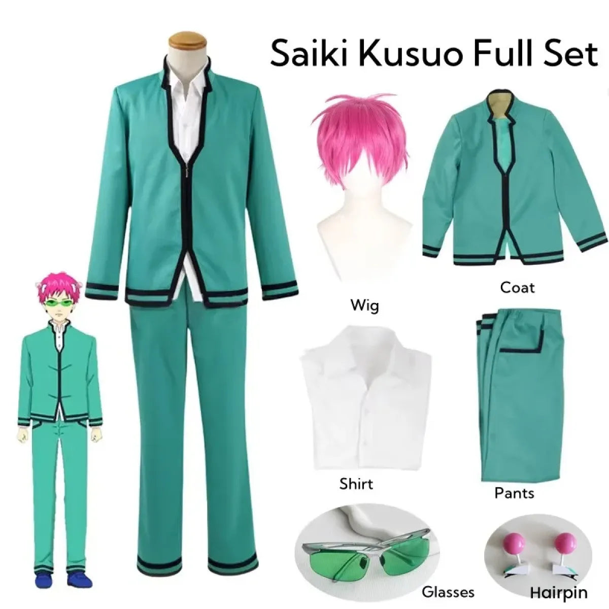 Saiki K High School Uniform – Anime Cosplay Set