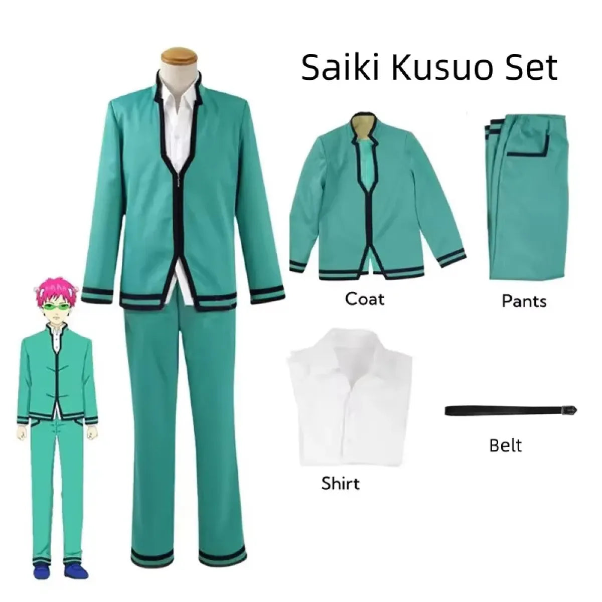 Saiki K High School Uniform – Anime Cosplay Set