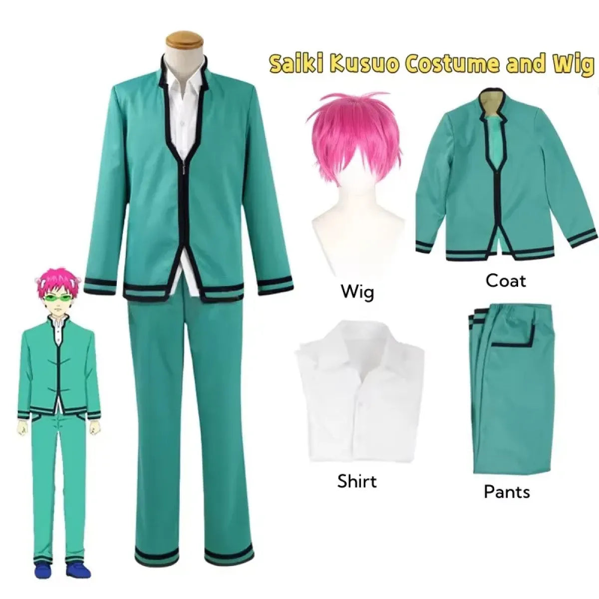 Saiki K High School Uniform – Anime Cosplay Set