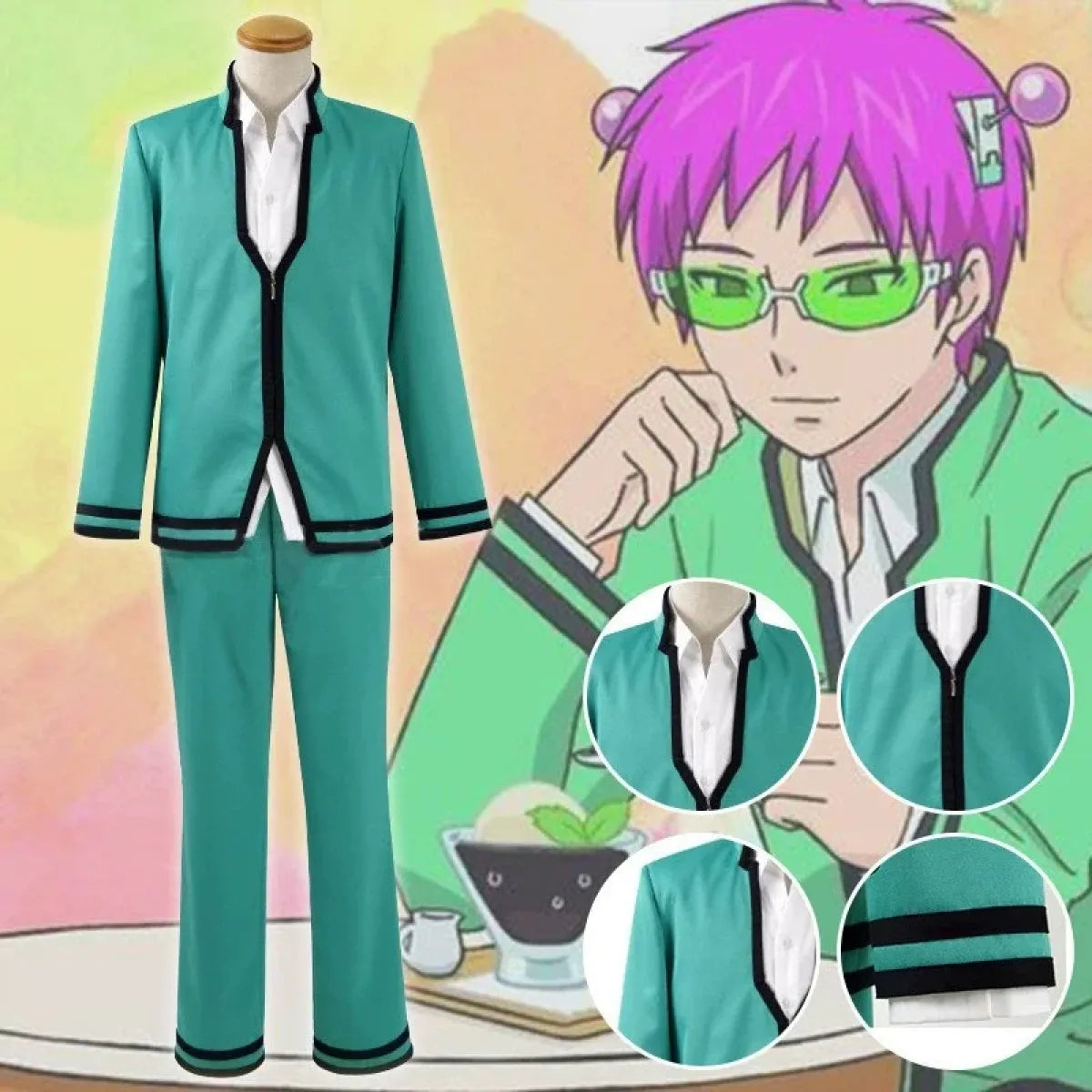 Saiki K High School Uniform – Anime Cosplay Set