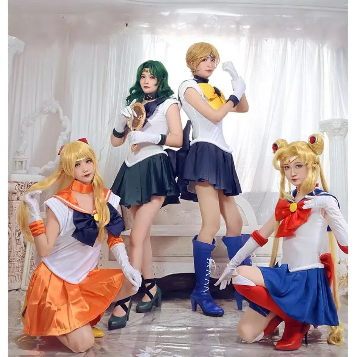 Sailor Moon Cosplay Costume - Dress, Vestido, Wig