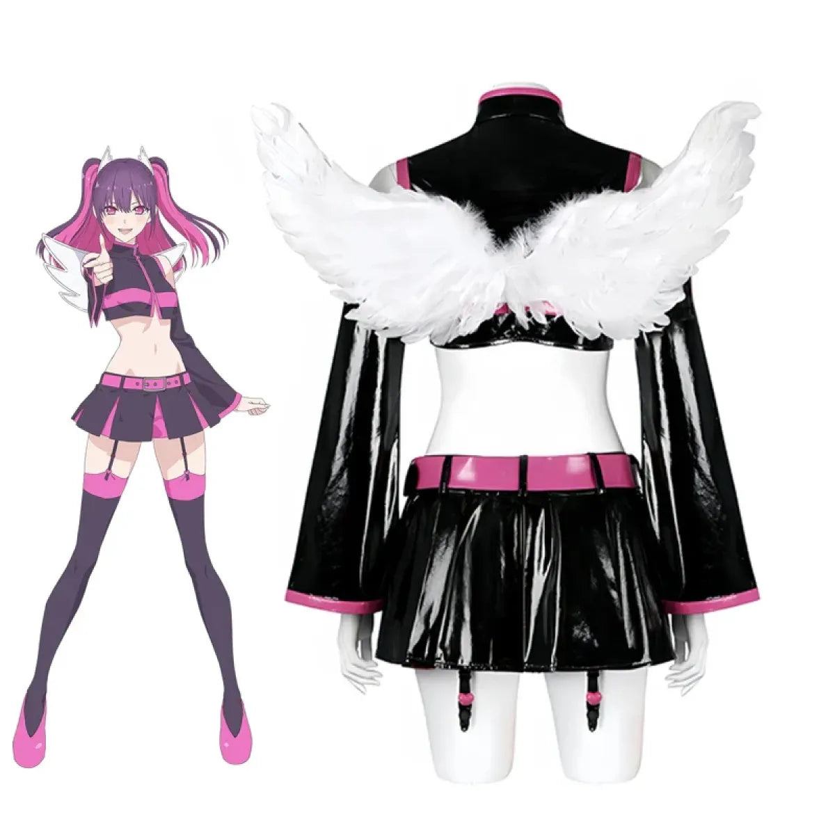 2.5D Seduction Miriella Cosplay Costume with Wings – Full Set