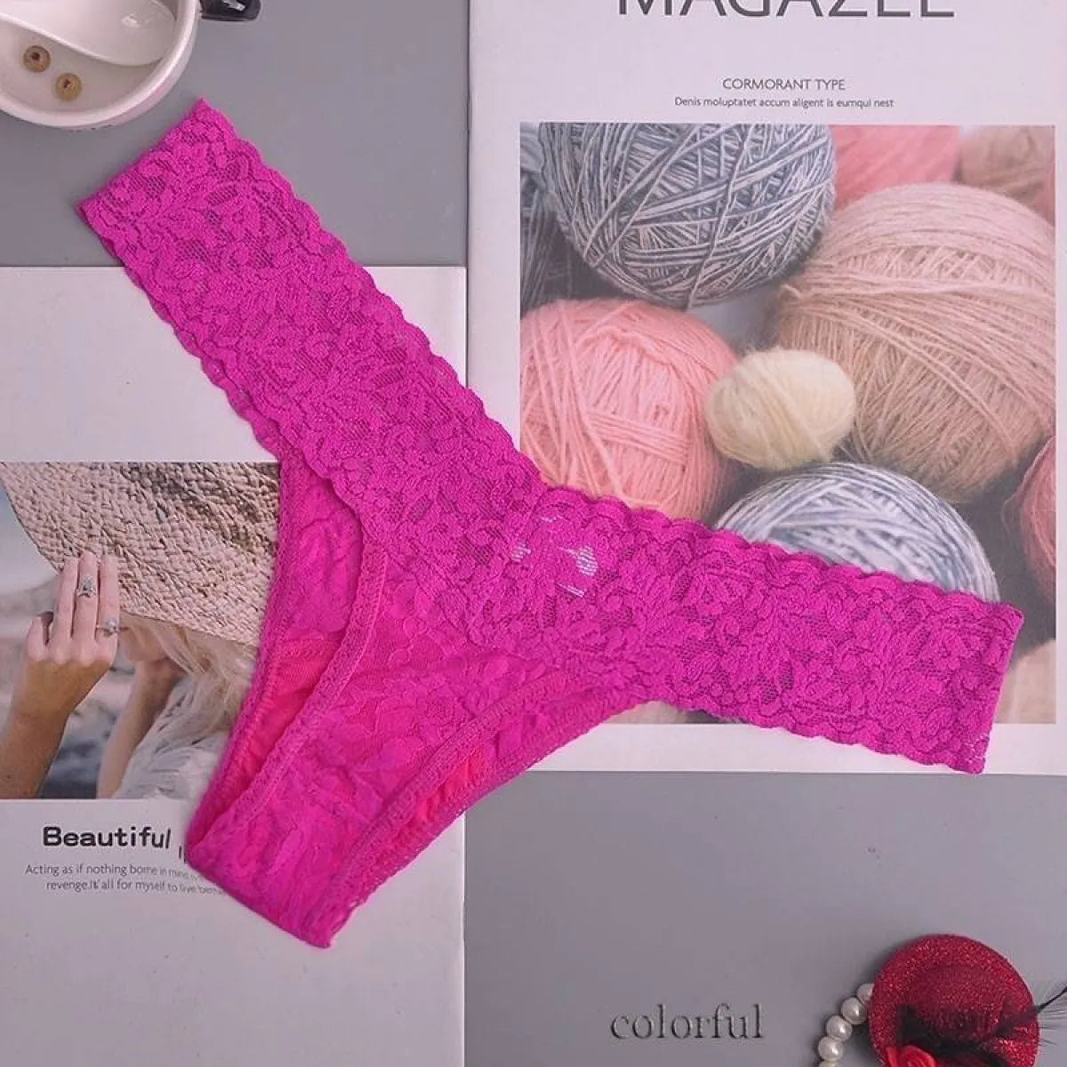 Silk Sexy Thongs for Women