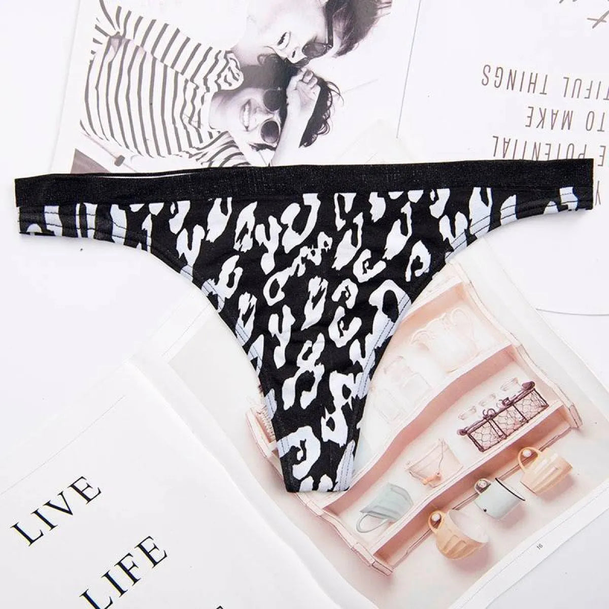 Silk Sexy Thongs for Women