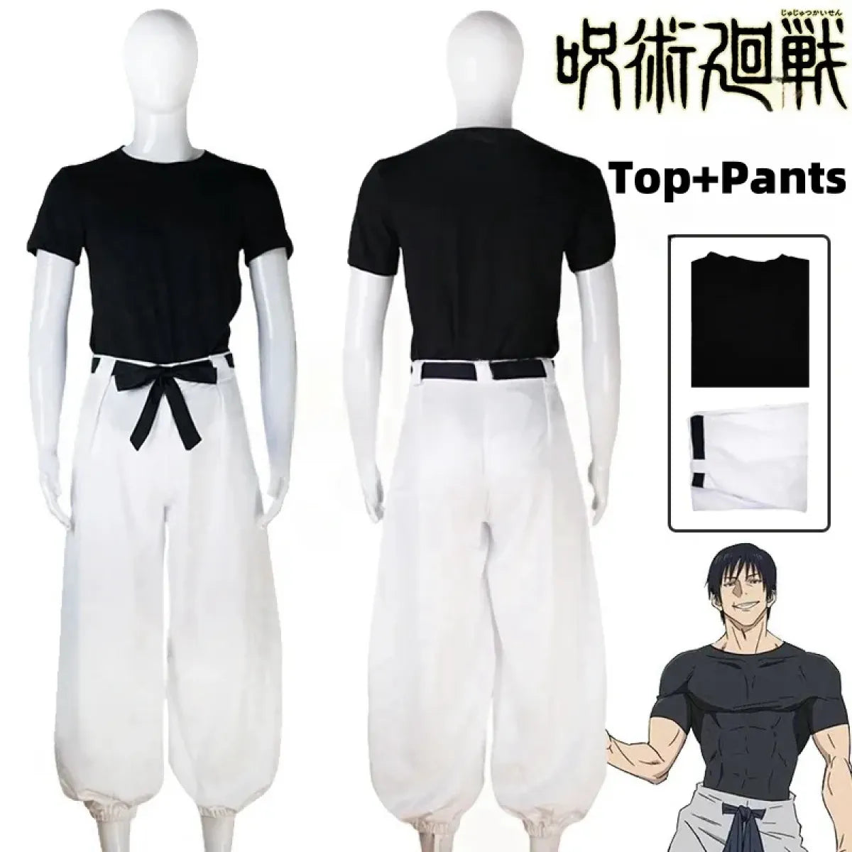 Jujutsu Kaisen Toji Fushiguro Cosplay - Sorcerer Killer Uniform & Wig